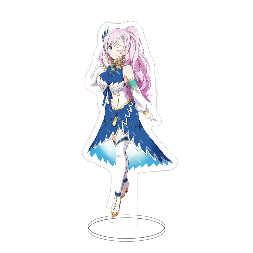 15cm Hololi Virtual Hostess New Cartoon Characters Acrylic Cosplay Stand Model Creative Office Decorations Cute Permanent Recording Fans
