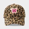 Leopard Print Baseball Caps Unisex Embroidery Spring Autumn Retro Outdoor Sunscreen Hat Adjustable Casual Lovers Fashion Hats
