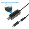 USB Step-up Converter DC 5V To 9V 12V USB Boost Converter Cable + 3.5x1.35mm Connecter For Power Supply/Charger/Power Converter