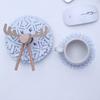 Table Mat Tea Coaster Water-Absorbing Coaster Desktop Decorations Felt Mat Lamb