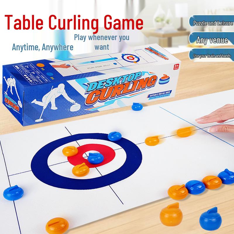Cross-border Sports Set: Curling, Golf, Basketball, Football, Bowling - Interactive Educational Toys for Parent-Child Play