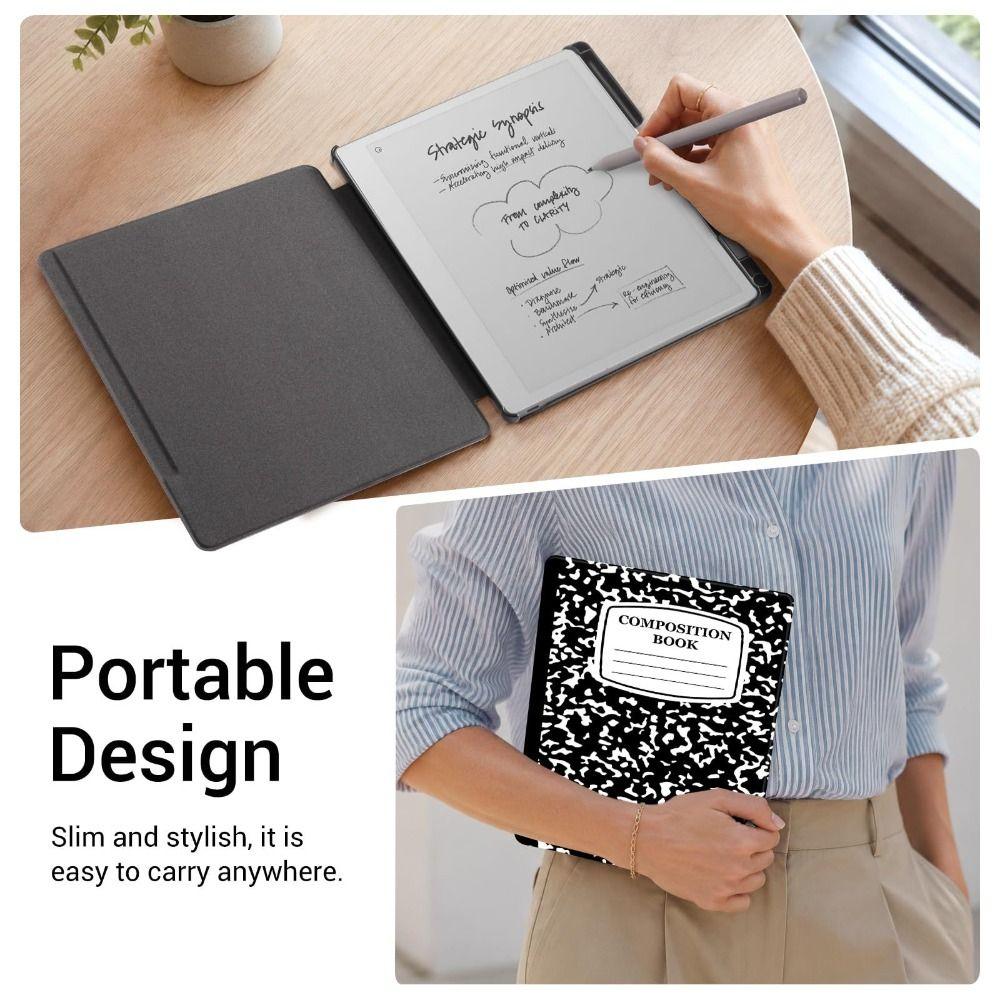 Sturzsichere 10,3" Schutzhülle mit Stiftschlitz Folio-Schale Smart Cover für ReMarkable Paper Pure