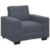 VidaXL Fauteuil gris foncé 60 cm velours, canapé simple, canapé confort, fauteuil TV, canapé, siège de canapé, canapé relax, 4105248