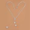 925 Sterling Silver Necklace Pendan Three Rose Flowers For Women Exquisite Student Girlfriend Jewelry Accessories Wedding GiftGood product