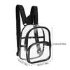 Pvc Transparent Backpack  Simple Lightweight Backpack Cute Mini Clear Bags Waterproof Travel Schoolbag Sports Bags
