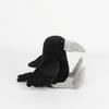 New Product: Black Crow Plush Birdie, A Plush Toy Featuring A Realistic Simulation Of A Crow, Perfect As A Cuddly Companion