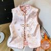 Gilet Jacquard Ricamato con Filo d'Oro - Stile Cinese Collezione Primavera