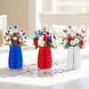 3Pcs Honeycomb Ball Ornament Decorative Hanging Balls USA Themed Indoor Outdoor Festive Atmosphere Holiday Party