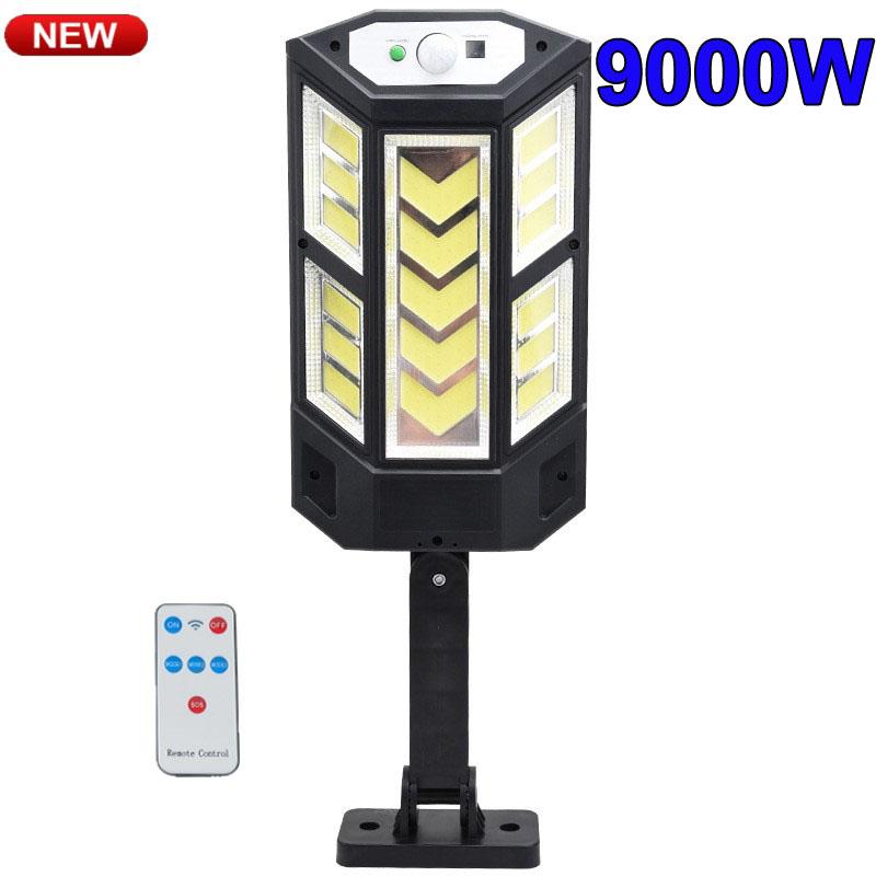 10000 Lumen Powerful Solar Led Light Outdoor Solar Lamp of Motion Sensor 4Mode Waterproof Solar Garden Light Street Yard Lantern