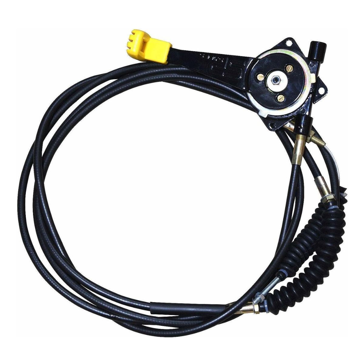 

Универсальный трос газа для экскаваторов-погрузчиков JCB 3CX 3CX JCB Трос газа/акселератора для экскаваторов-погрузчиков 12 футов JCB 12 feet чёрный