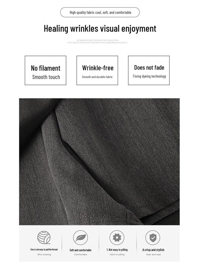 Women's Plus Size High-Waist Black Midi Skirt - Slimming, Petite, College Style, A-Line with Summer Slit