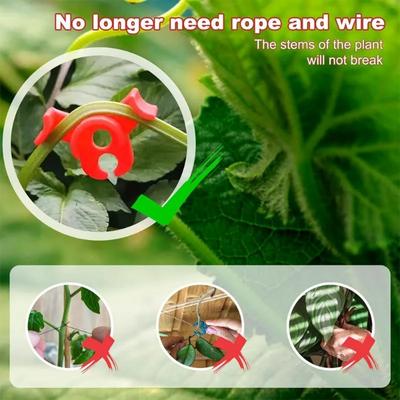 10Pcs 90 Degree Plant Benders Low Stress Reusable Plant Growth Trainers Stem Bender Training Clips Garden Planting Accessories