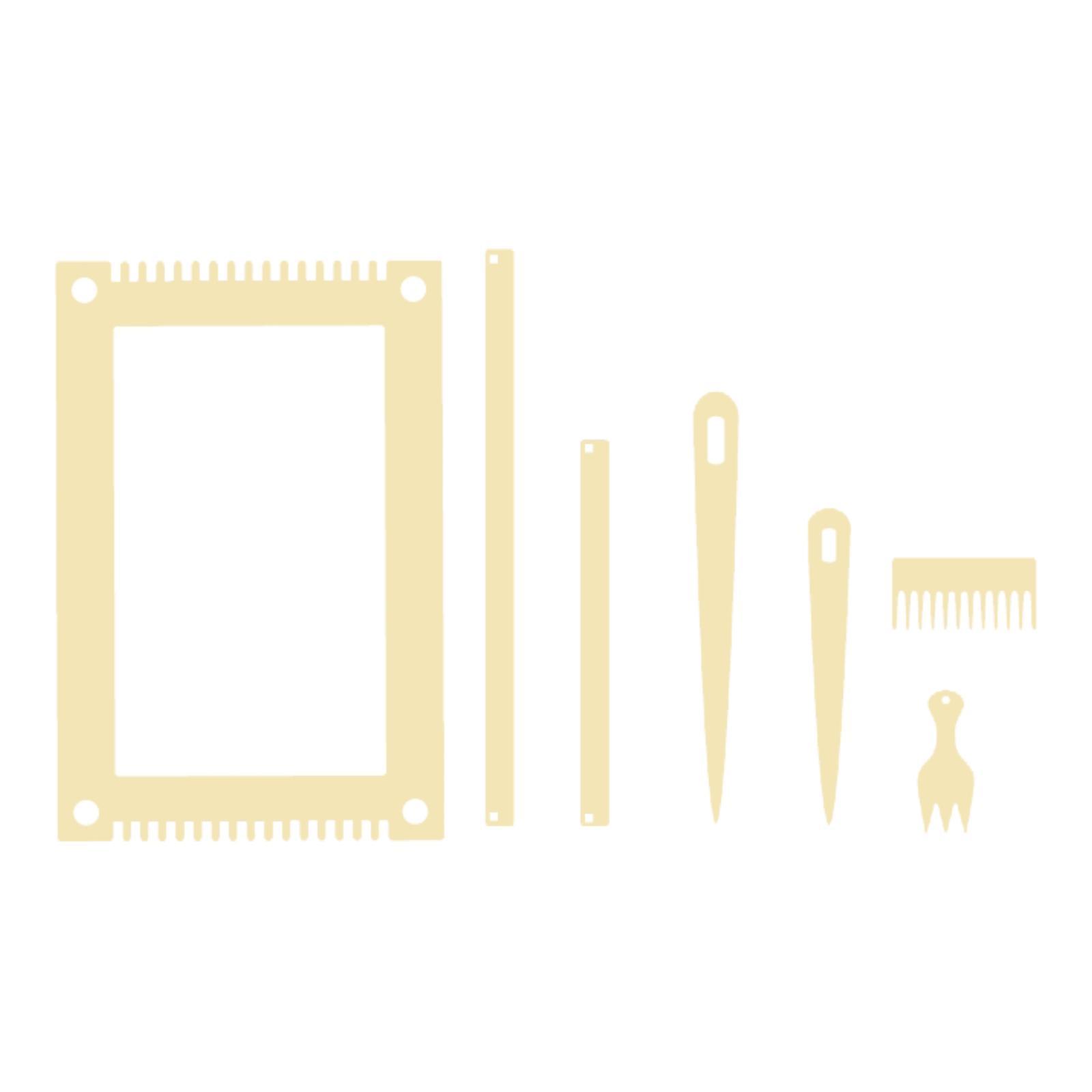 

Wooden Weaving Loom Kit Portable Multipurpose Convenient Art Supplies Weaving Tools for Beginners Adults Women Weaving Lovers