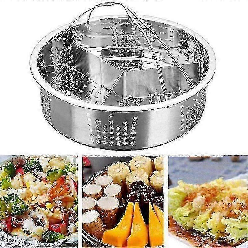 Steamer Basket Rack Set for Pressure Cooker Accessories Steam Baskets, Egg Steaming Holder Rack Sta 25-26