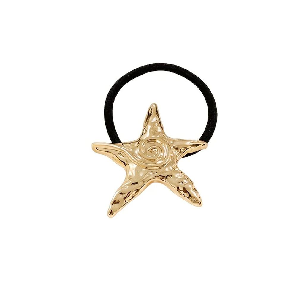 Mode Punk Geometrische Metall Haarspangen Elastische Haargummis Haarseil Stirnbänder Für Damen Mädchen Haarschmuck Geschenke