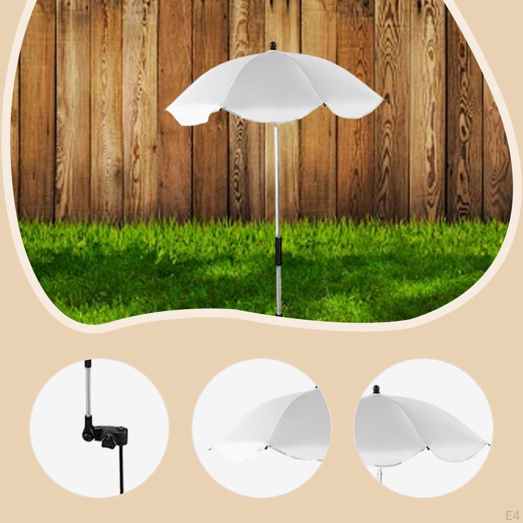 Parasol, Compact And Practical Shade Cover with Ground Stake, Ideal for Gardens, Flower Beds
