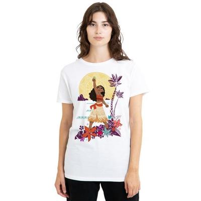 Womens/Ladies Heart Sunset T-Shirt