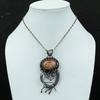 Sunstone Gemstone Pendant Copper Wire Wrapped Pendant Unique Pendant Sunstone Jewelry Handmade Pendant Wedding Gift Copper Wire Wrap Jewelry