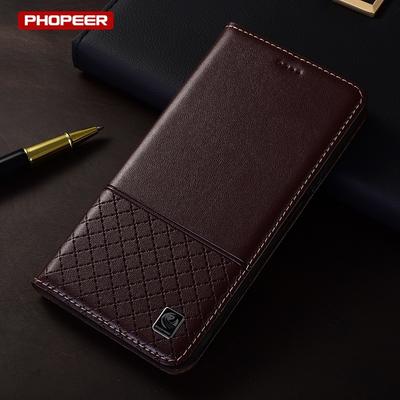 Luxury Genuine Leather Case for Samsung Galaxy Note 20 Ultra 10 Lite Plus Note 9 8 Phone Cover Note 10 Flip Slot Wallet Cover