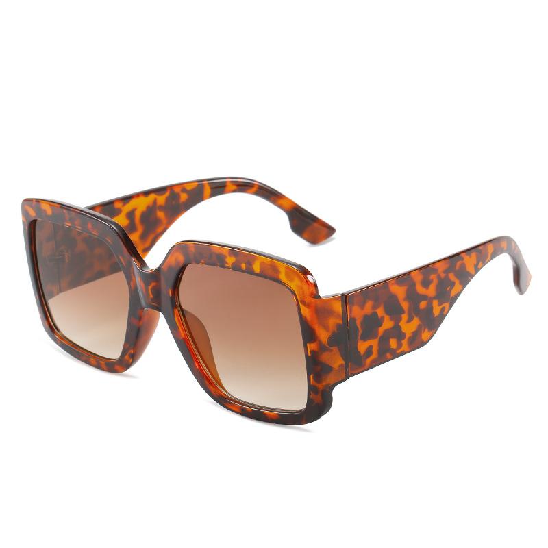 Spring Sunglasses, Personalized Trend Large-Frame Glasses, Street Shooting Women Live Streaming Host Versatile Sunglasses Women