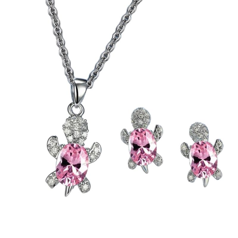 Pack of 2 Elegant chelonian Jewelry Sets for Women and Girls Alloy Craftsmanship Jewelry Collection