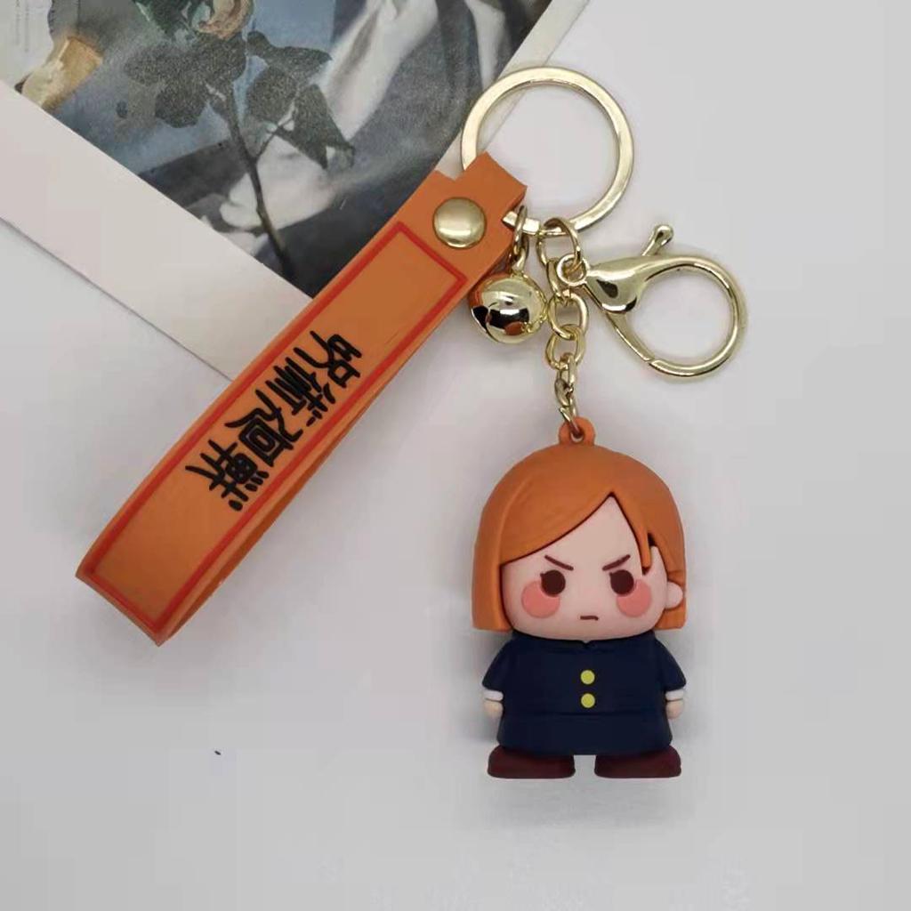 Creative Japanese Anime Cartoon Spell Battle Doll Keychain Car Bag Keychain Accessories Wholesale Personalized Gifts Y2k Fashion