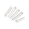 5mm Straw Hat LED Light Bead Through-Hole White/Blue/Red/Green/Yellow High-Brightness Indicator Light