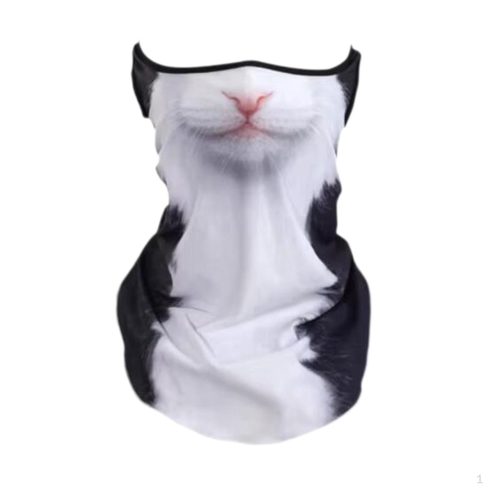 

Бандана шарф покрывает лицо с ушами маска для животных ветрозащитная велосипедная защита головы для Cow Cat