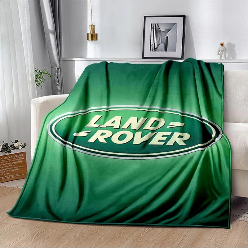 Luxurious HD Fashion Trend Sports Car L-LAND ROVER Logo Blanket - Perfect for Children as Gift Sofa Bed Office Hotel Decor
