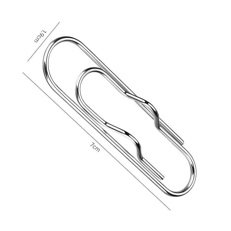 Multi-Purpose Papirklips Papir Fix Clips Penn Holder Clips Notebook Penn Holder Boknål for Notebook Journal Dokumentklemmer