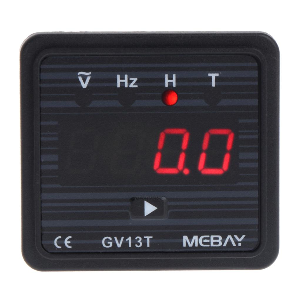 Comapct Diesel Generator Digital Display Panel Voltmeter Frequency Hour Test Meter Gauge Accumulating Time Display