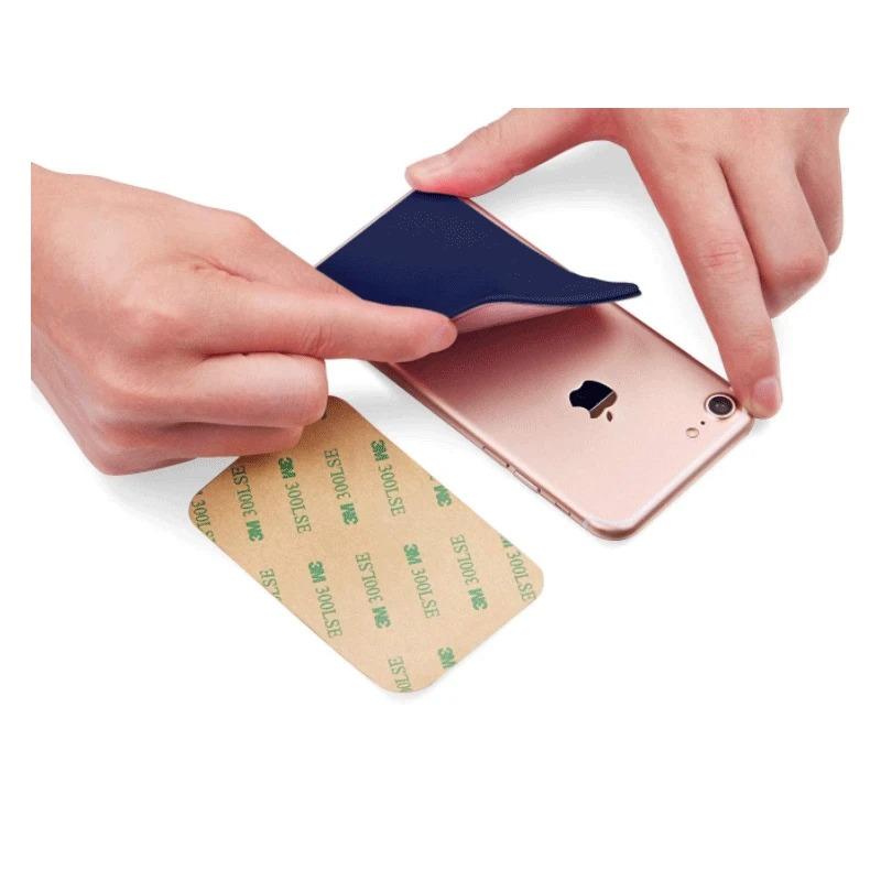 Leica Mobile Phone Back Sticker Card Holder Back Slot Business Card Holder Wallet Box Strong Adhesive Seamless Mobile Phone Bag