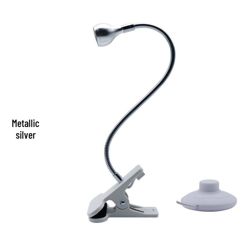 Foot-Controlled LED Gooseneck UV Nail & Phone Repair Lamp