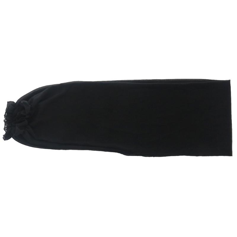 Summer Arm Sleeves Shawl Outdoor Sun for Protection Cuff Solid Color Dacron Shawl for Driving Beach Hiking Cycling