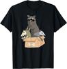 Adopt A Street Cat Funny Opossum Raccoon Skunk Vintage Humor T-Shirt