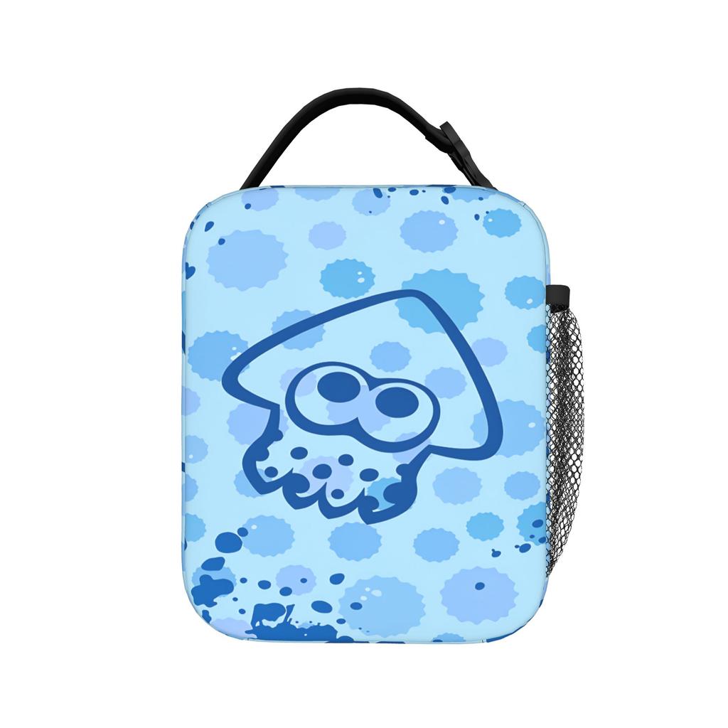 Splatoons Shoot Lunch Bag Portable Lunch Box Child School Print Cooler Bag Fun Oxford Thermal Tote Handbags