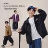 Boys' Outdoor Hooded Water-Repellent Jacket