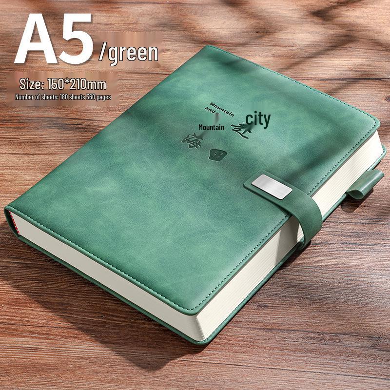 Abnehmbares B5 Hochwertiges Notizbuch-Set mit losen Blättern: Geschenk für Studenten & Geschäftsleute