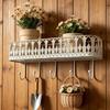 Quality Iron Metal Vintage Metal Wall Rack Key Clothes Storage  Practical Storage Organizer