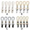 4Pcs Braided Cotton Loop Towel Clips Clothes Pegs Kitchen Bathroom Kitchen Towel