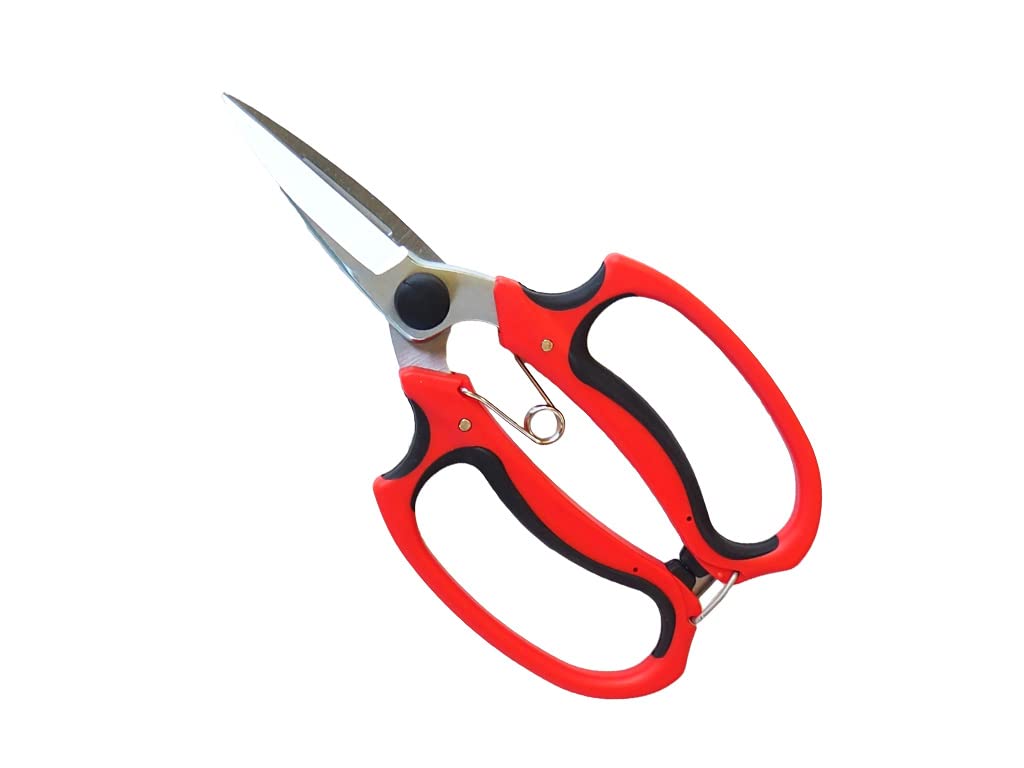 

Gardening hard and precise blades for thin stems and and for cutting bait Great for all gardening scissors Comfort scissors Sharp, clean, branches,