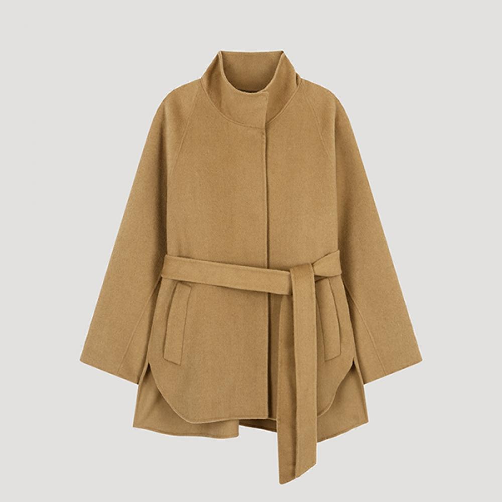  She S miSS  Wool Blend Belted Handmade Jacket Swhjko42130 Ca