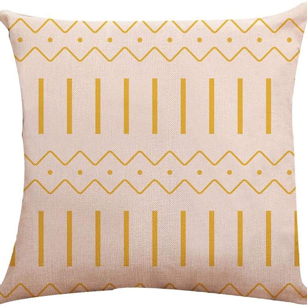 Linear Modern Simple Pillow Case Geometric Style Pillow Case Sofa Cushion Pillow Household Products