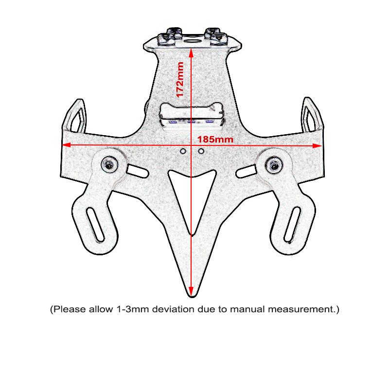 For KAWASAKI ZX25R Motorcycle Tail Tidy Fender Eliminator Registration Plate License Plate Holder ZX-25R ZX 25R 2021 2022 2023