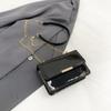 Women S Solid Color Small Square Crossbody Shoulder Bag