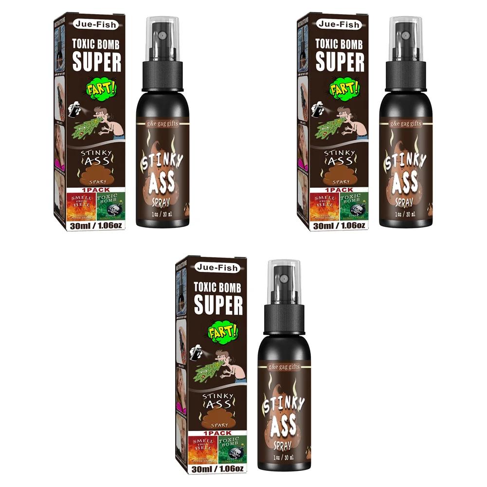 1-5pcs 30ml Fart spray Halloween Props Non Toxic Spoof Odor Stinky Terrible Smell Spray Party Supplies Halloween Toys