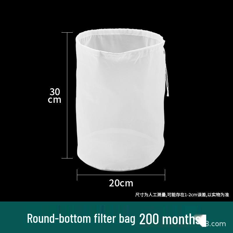 Food Grade Round Filter Cloth Bag - 100 & 200 Mesh for Soy Milk & Juice
