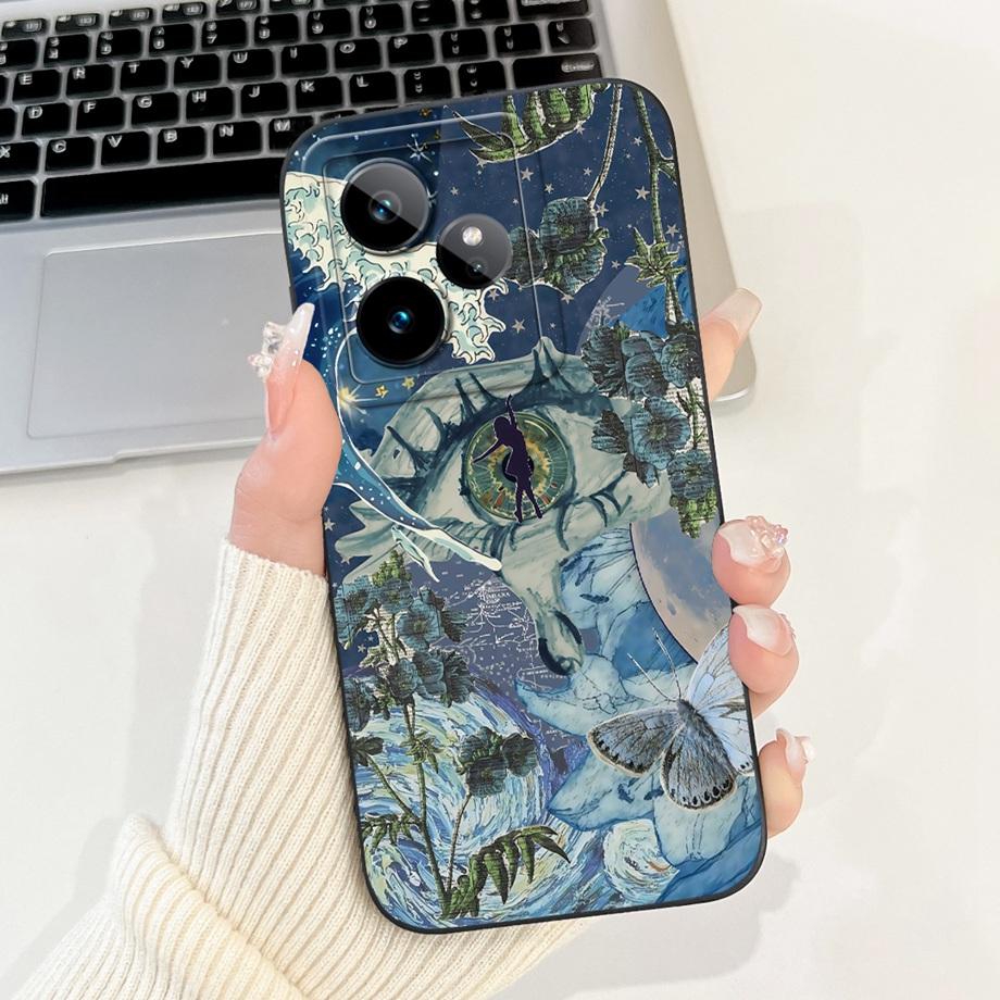 For Realme GT7 Case RealmeGT 7T New Candy Painted Back Cover Shockproof Soft TPU Phone Case For Realme GT 7 Pro GT7 T GT7T Shell
