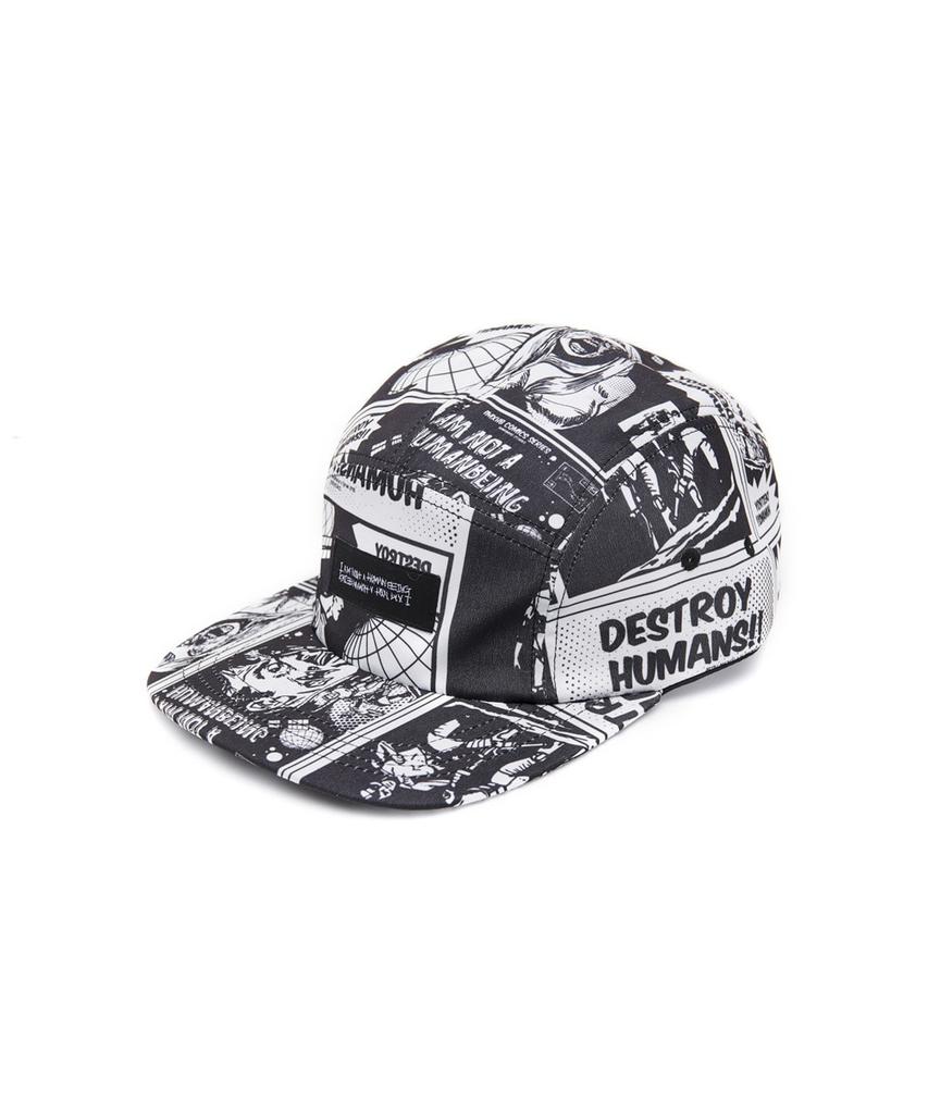 Aimnaseohyumeonbiing Printed Camp Hat - White