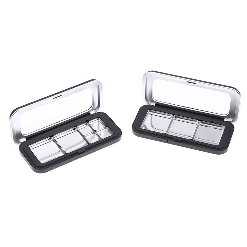 Empty Magnetic Eyeshadow Palette Refillable Black Clear Makeup Storage Case Box DIY Cosmetic Lipstick Foundation Blush Container